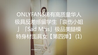 ONLYFANS稀有高质量华人极具反差感留学生「哀伤小姐」「Sad Miss」极品美腿模特身材面具女【第四弹】 (1)