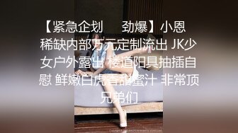 【紧急企划❤️劲爆】小恩✿ 稀缺内部万元定制流出 JK少女户外露出 楼道阳具抽插自慰 鲜嫩白虎香甜蜜汁 非常顶兄弟们