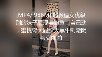 [MP4/ 986M] 超颜值女优级别的妹子展现美鲍鱼，自己动，蜜桃臀大屁股大黑牛刺激阴蒂交啪啪