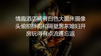 情趣酒店稀有白色大圆床摄像头偷拍胖哥和隔壁房东媳妇开房玩得有点流连忘返