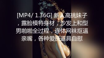 [MP4/ 1.36G] 新人高挑妹子，露脸模特身材，沙发上和型男啪啪全过程，连体网袜抠逼亲嘴，各种爱抚道具自慰