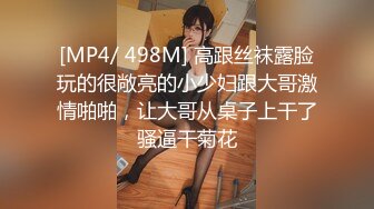 [MP4/ 498M] 高跟丝袜露脸玩的很敞亮的小少妇跟大哥激情啪啪，让大哥从桌子上干了骚逼干菊花