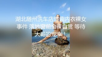 湖北随州洗车店情趣内衣裸女事件 落地窗前全裸自赏 等待大哥的宠幸！