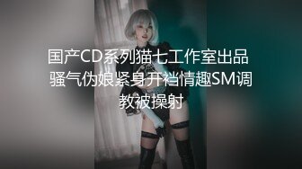 国产CD系列猫七工作室出品 骚气伪娘紧身开裆情趣SM调教被操射