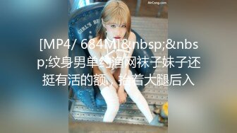 [MP4/ 684M]&nbsp;&nbsp;纹身男单约渔网袜子妹子还挺有活的额，抬着大腿后入